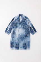 Denim Coat / Sazanami Marble Bleach