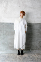 Shirt Dress / Pleats White