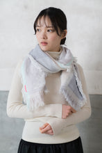 Scarf / Wool Mohikan (Multi-layer jacquard)
