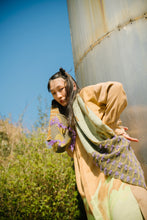 Scarf / Wool Cut Jacquard (45cm)