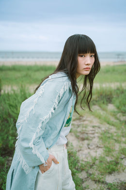 Denim Coat / Sazanami Super Bleach