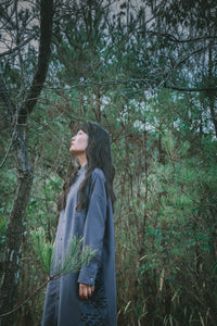 Jacquard Shirts Dress / KAKERA