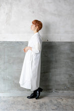 Shirt Dress / Pleats White