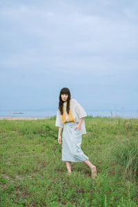 Denim Skirt / Sazanami Super Bleach