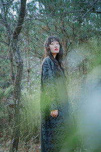 Jacquard Shirts Dress / KAKERA