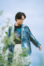 Denim Coat / Sazanami Marble Bleach