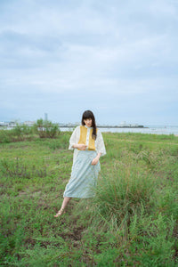 Denim Skirt / Sazanami Super Bleach