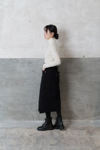 Denim Skirt / Sazanami Black