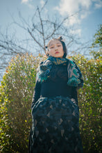 Scarf / Wool Mohikan (Multi-layer jacquard)