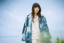 Denim Coat / Sazanami Marble Bleach