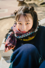 Scarf / Wool Mohikan (Multi-layer jacquard)