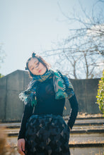 Scarf / Wool Mohikan (Multi-layer jacquard)