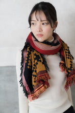 Scarf / Wool Mohikan (Multi-layer jacquard)