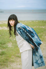 Denim Coat / Sazanami Marble Bleach