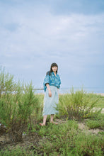 Denim Skirt / Sazanami Super Bleach