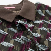 KIRAMEKI - Jacquard Flannel Shirts - Chocolate Brown / POLS