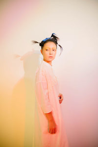 Shirt Dress / Pleats White