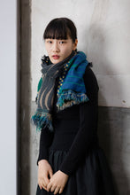Scarf / Wool Mohikan (Multi-layer jacquard)