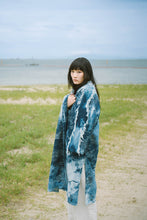 Denim Coat / Sazanami Marble Bleach