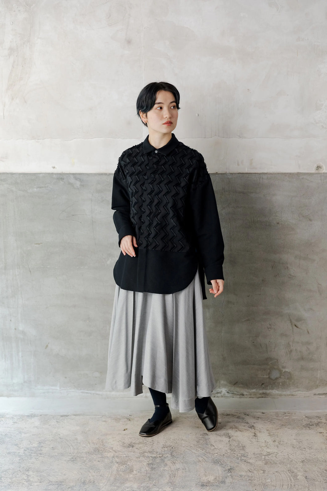 Jacquard Flannel Shirts / KIRAMEKI