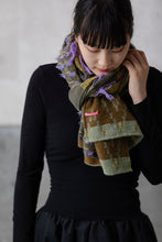 Scarf / Wool Cut Jacquard (45cm)