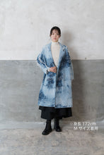 Denim Coat / Sazanami Marble Bleach