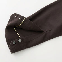 KIRAMEKI - Jacquard Flannel Shirts - Chocolate Brown / POLS