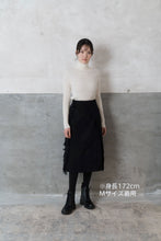 Denim Skirt / Sazanami Black
