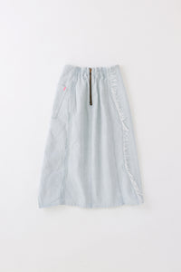Denim Skirt / Sazanami Super Bleach