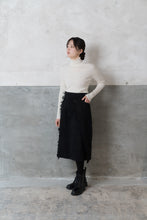 Denim Skirt / Sazanami Black