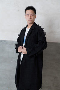 Denim Coat / Sazanami Black