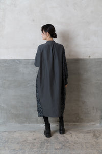 Jacquard Shirts Dress / KAKERA