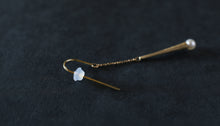 C-68 Raindrop pearl earrings