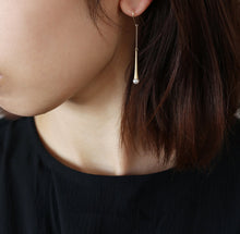 C-68 Raindrop pearl earrings