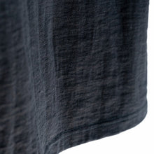 Loopwheel T-Shirt (Garment Washed) / Black