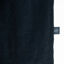 Loopwheel T-Shirt (Garment Washed) / Black