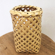 Bamboo Flower Vase Basket