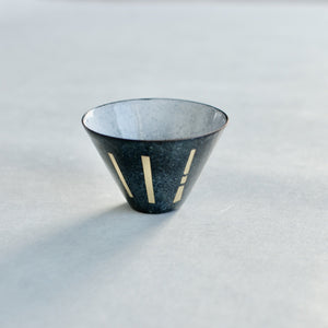 Cloisonné Sake Cup Black