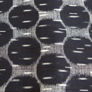 'Kurume Kasuri' ikat fabric / blur dots