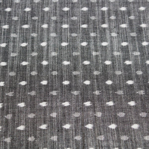 'Kurume Kasuri' ikat fabric / small dots gray