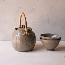 Kigata Dobin Soba Gray Set (Teapot with two cups)