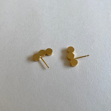3 dots Earring / gold, silver (sold as a set)