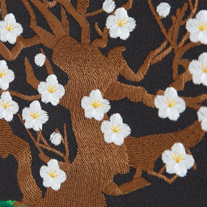 Interior Fabric Panel / "Haku-bai" (White Apricot Blossom)