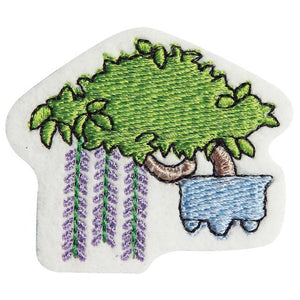 Embroidery patch ''Wisteria''