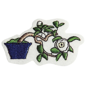 Embroidery patch ''Camellia''