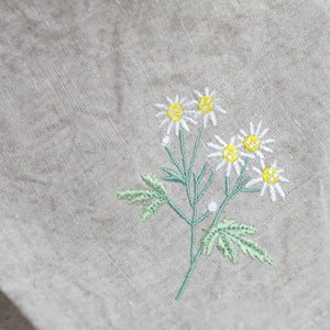 Tea Towel / "Nogiku" (Wild Chrysanthemum)