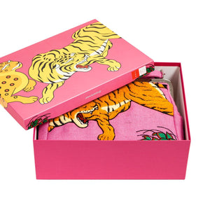 Clutch bag / Dragon And Tigers by Kano Sanraku