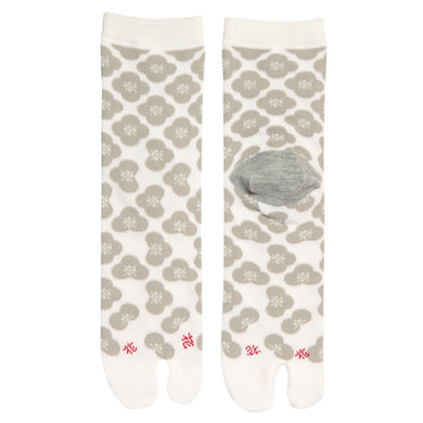 Tabi Socks / Flower Gray