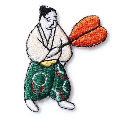 Embroidery patch ''Attendant of a retired man''
