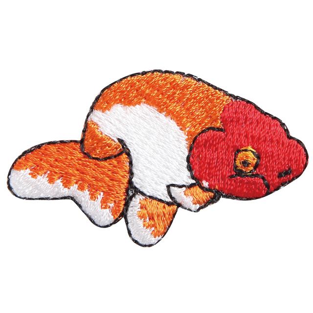 Embroidery patch ''Ranchu Goldfish''